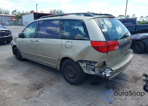 2005 Toyota Sienna Ce/Le из США, поврежденный, VIN 5TDZA23C85S262861